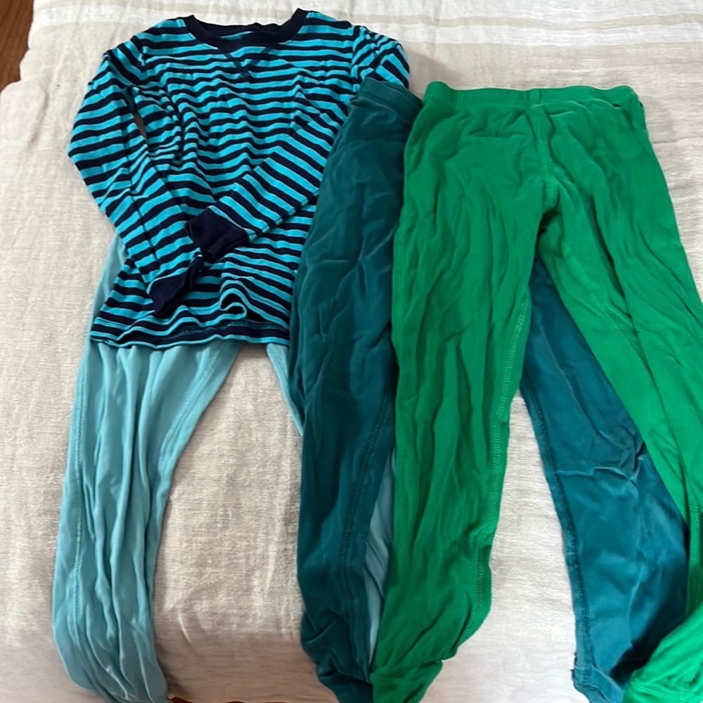 Primary pajama pants and top lot of 4